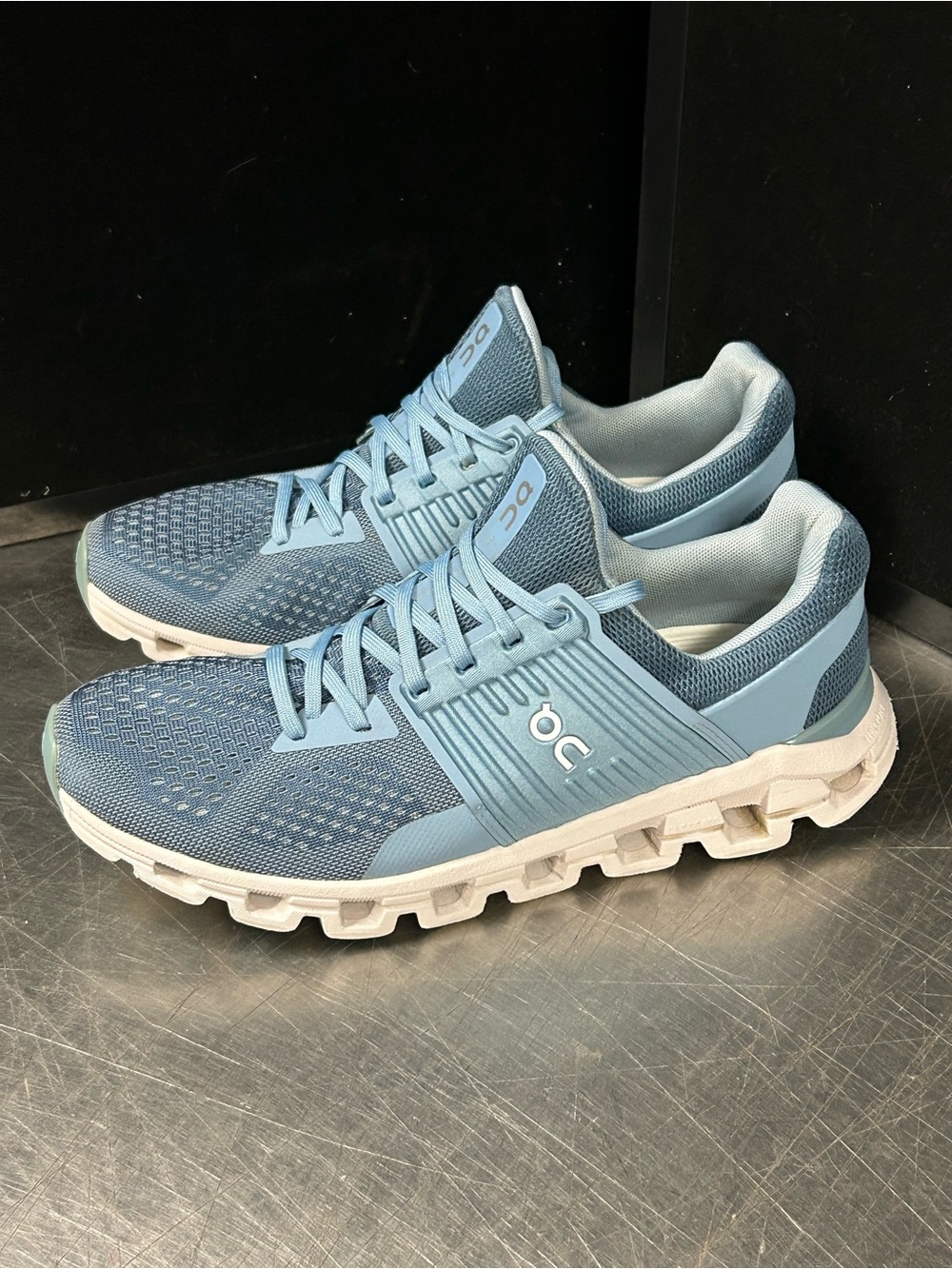 On Cloud Women's Athletic Shoes in Light Blue